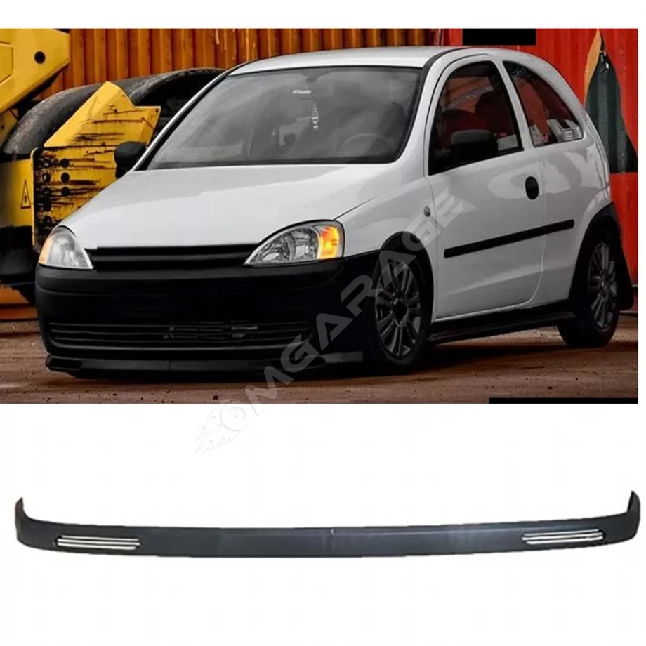 Opel Corsa C Lgn Tip V2  Ön Lip Mat Siyah