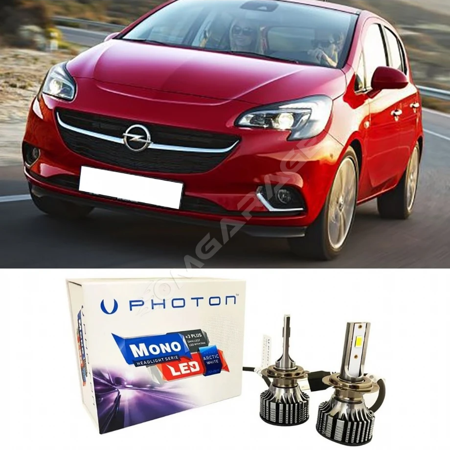 Opel Corsa E Led Xenon Uzun Far Ampulü H7 Mono Yeni Seri Beyaz 2014-2019