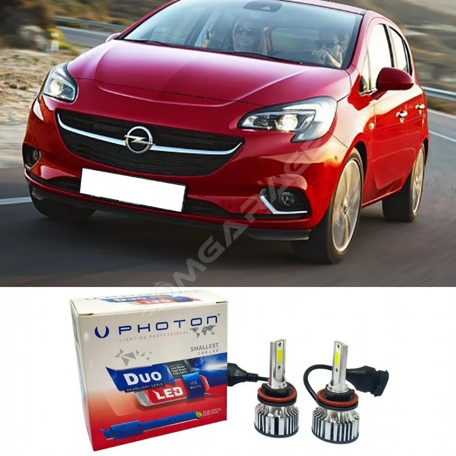 Opel Corsa E Led Xenon Uzun Far Ampulü H7 Duo Yeni Seri Beyaz 2014-2019
