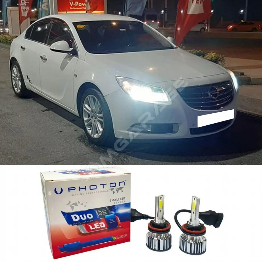 Opel insignia A Led Xenon Kısa Far Ampulü H7 Duo Yeni Seri Beyaz 2008-2013 Uyumlu