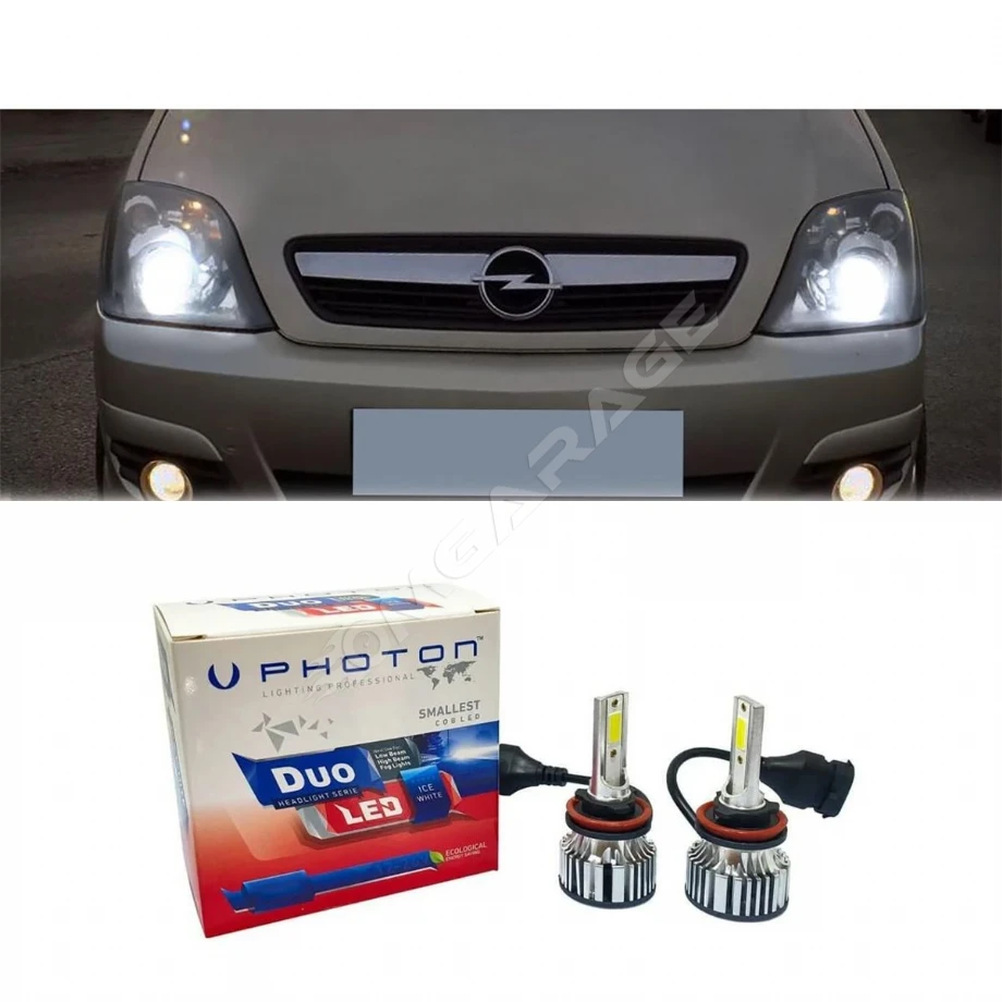 Opel Meriva A Led Xenon Kısa Far Ampulü H7 Duo Yeni Seri Beyaz 2003 - 2010