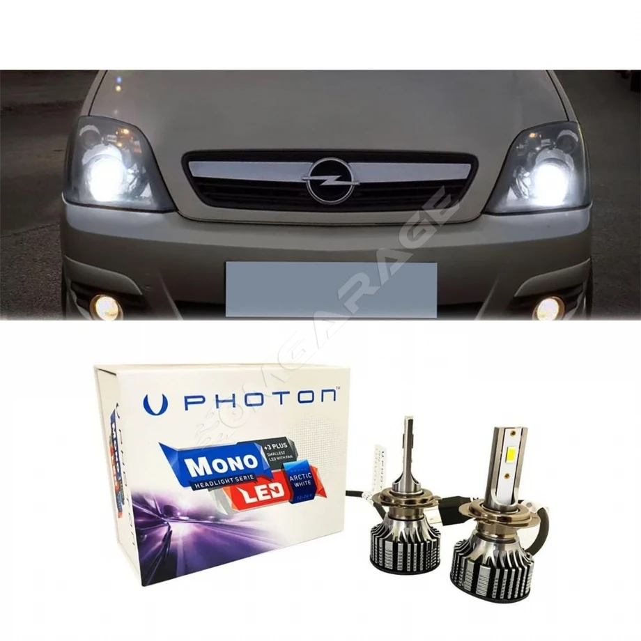 Opel Meriva A Led Xenon Uzun Far Ampulü H1 Duo Yeni Seri Beyaz 2003 - 2010