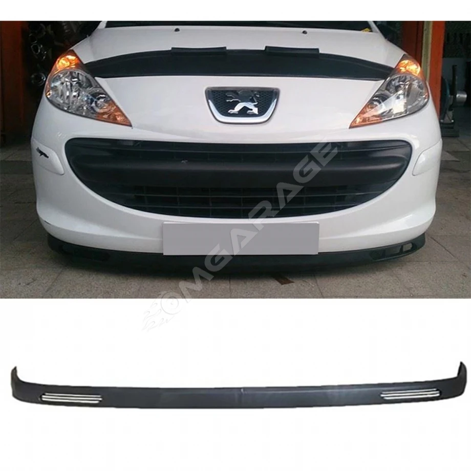 Peugeot 207 Lgn Tip V2 Ön Lip Mat Siyah Uyumlu