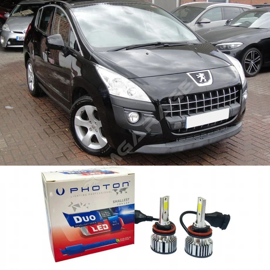 Peugeot 3008 Led Xenon Uzun Far Ampulü H7 Duo Yeni Seri Beyaz 2010-2013
