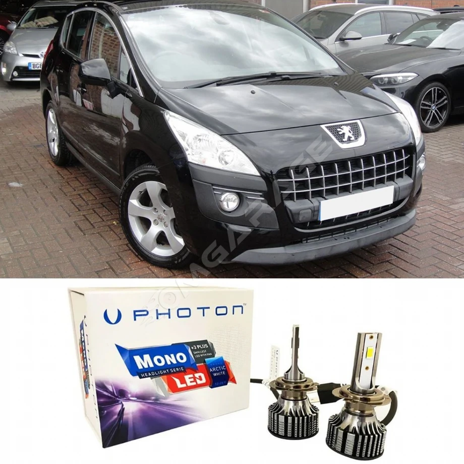 Peugeot 3008 Led Xenon Uzun Far Ampulü H7 Mono Yeni Seri Beyaz 2010-2013 Uyumlu