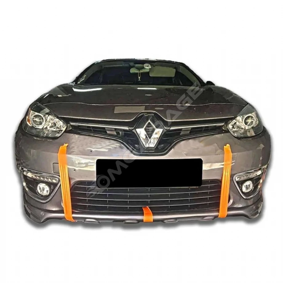 Renault Fluence Ön Ek Karlık Mat Siyah Plastik Makyajlı Kasa V2 2012 2013 2014 2015 2016 Uyumlu