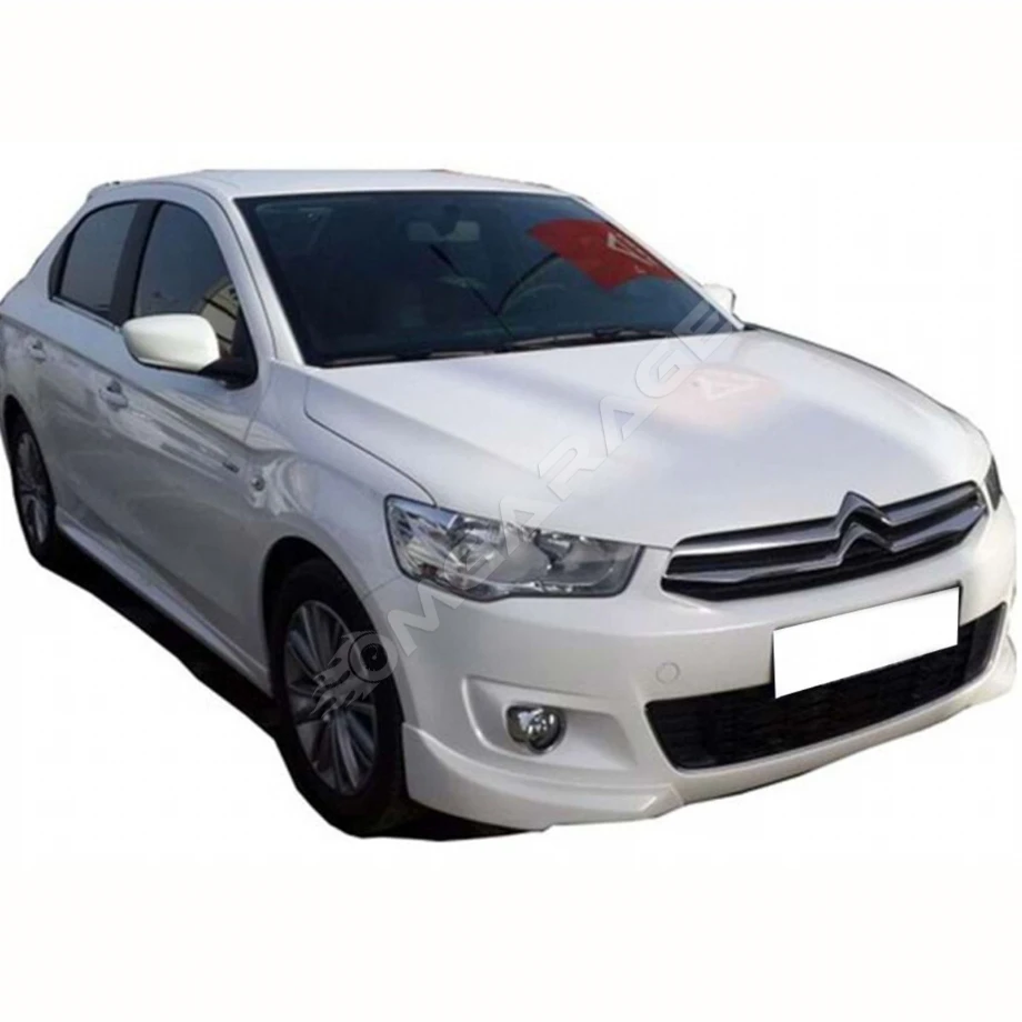 Citroen C Elysee Dual Marşpiyel Seti Mat Siyah Plastik 2013 Ve Üzeri