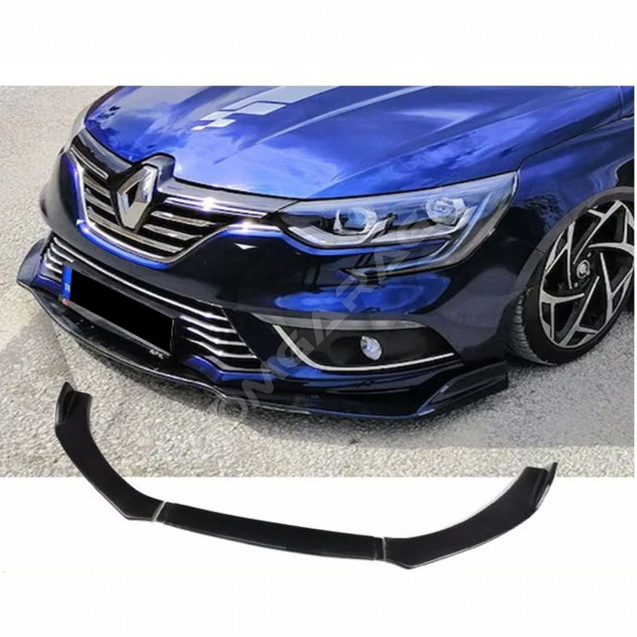 Renault Megane 4 Ön Lip Piona Black 3 Prç 2016+ Ön Ek
