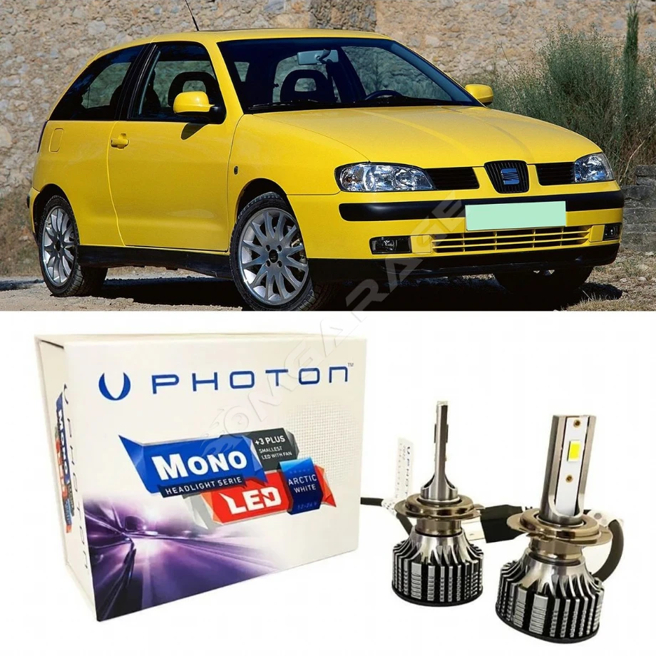 Seat ibiza Led Xenon Kısa Far Ampulü H7 Mono Yeni Seri Beyaz 1999-2003