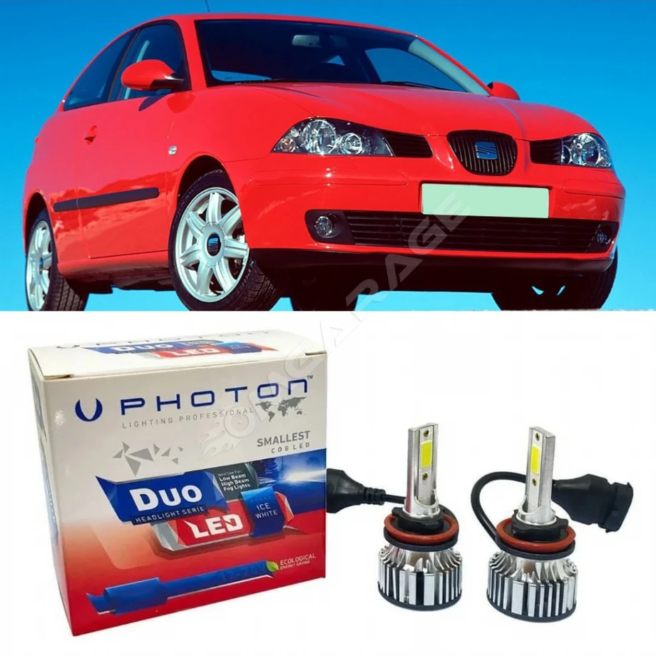 Seat ibiza Led Xenon Uzun Far Ampulü H3 Duo Yeni Seri Beyaz 2003-2009