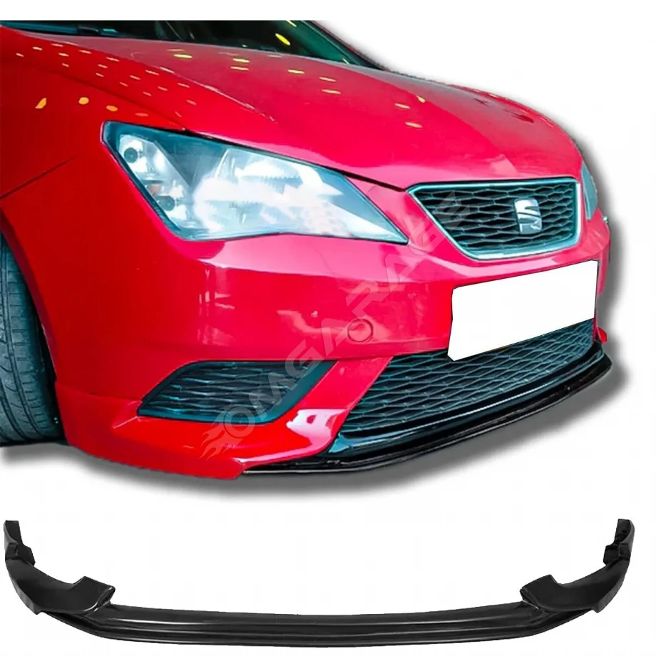 Seat İbiza Mk4  Dinamik Ön Ek Karlık Mat Siyah Plastik 2012-2017 Makyajlı Kasa