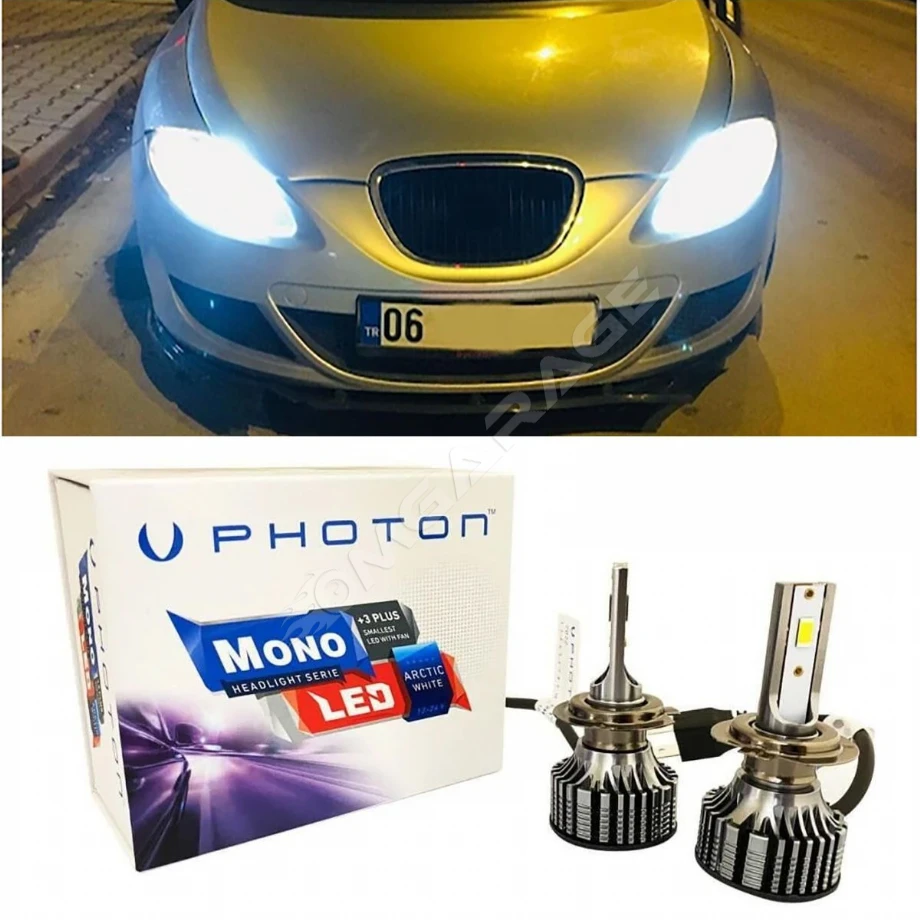 Seat Leon Mk2 Led Xenon Kısa Far Ampulü H7 Mono Yeni Seri Beyaz