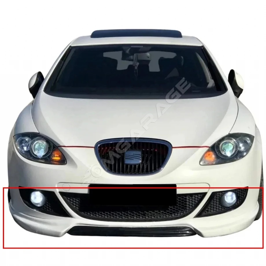 Seat Leon Mk2 Ön Ek 2006 2007 2008 2009 Makyajsız Kasa Mat Siyah Plastik Ön Karlık