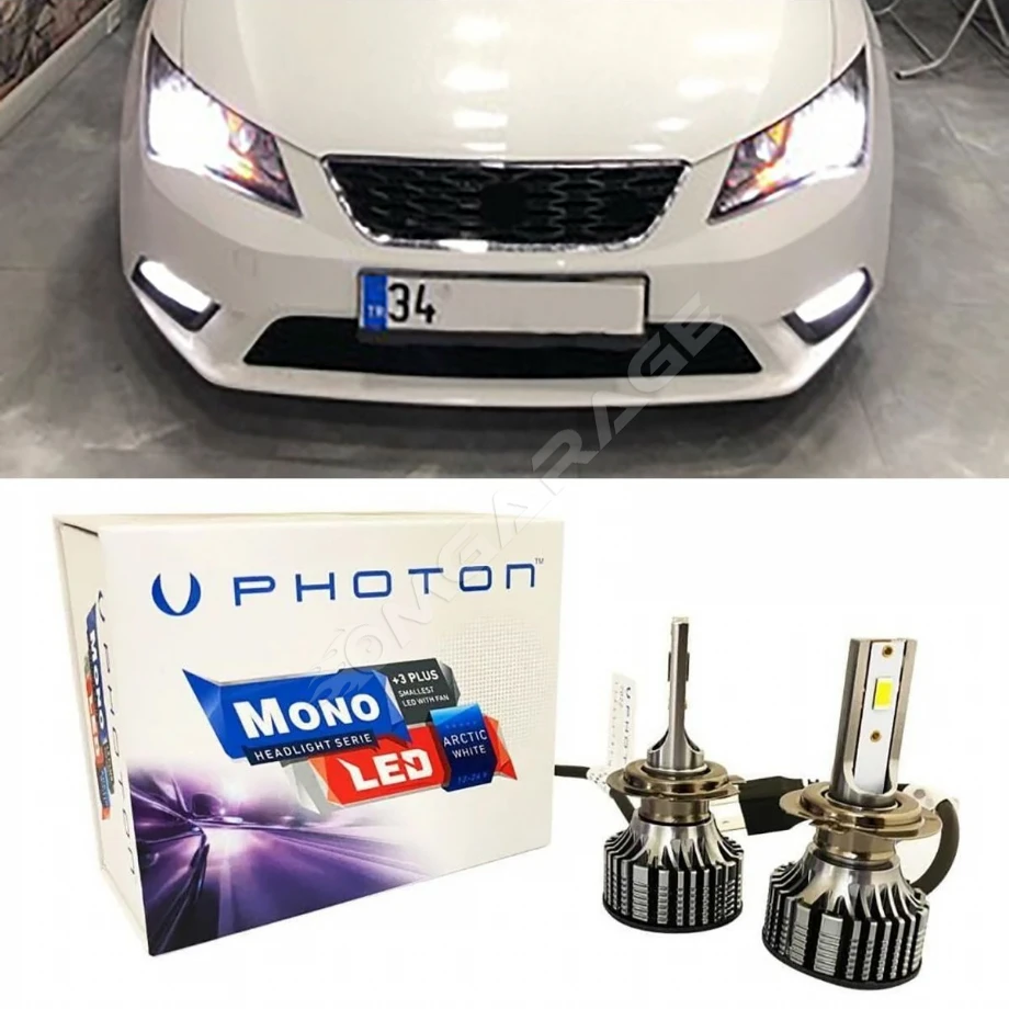 Seat Leon Mk3 Led Xenon Uzun Far Ampulü H7 Mono Yeni Seri Beyaz