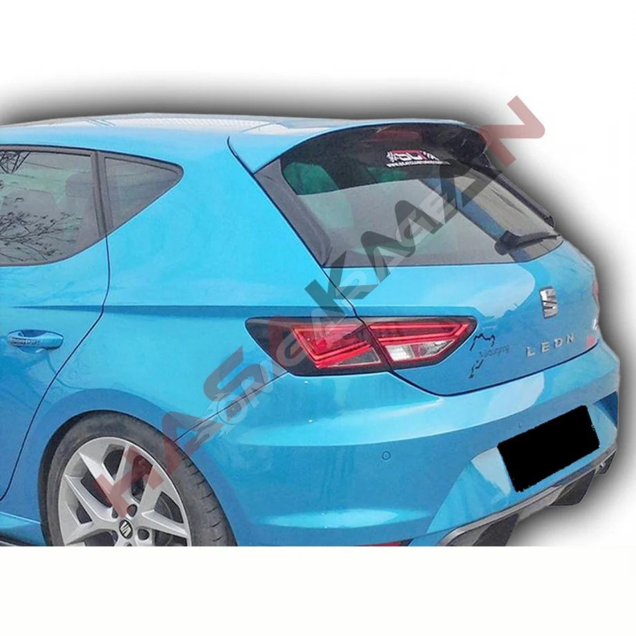 Seat Leon Mk3 Tavan Üstü Fr V2 Spoiler Piona Black 2012 2013 2014 2015 2016 2017 2018 2019 2020