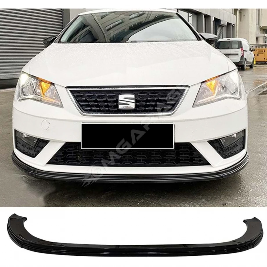 Seat Leon Mk3.5 Race Ön Lip Piona Black 2017 2018 2019 2020 Abs Plastik