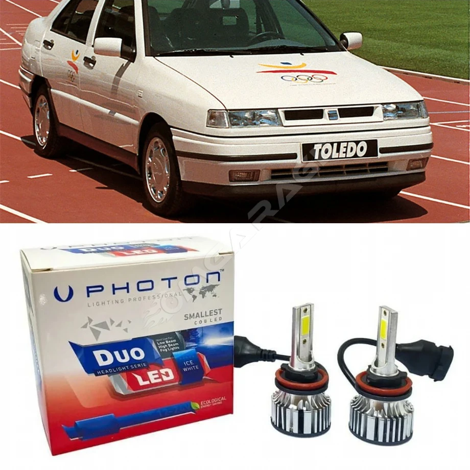 Seat Toledo Led Xenon Kısa Far Ampulü H1 Duo Yeni Seri Beyaz 1991-1999