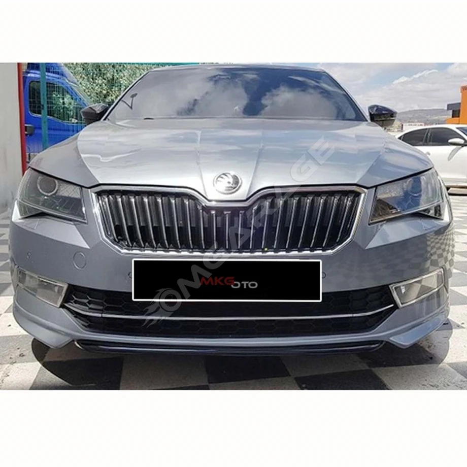 Skoda Superb Abt Ön Ek Abs Plastik 2019+ Ön Karlık