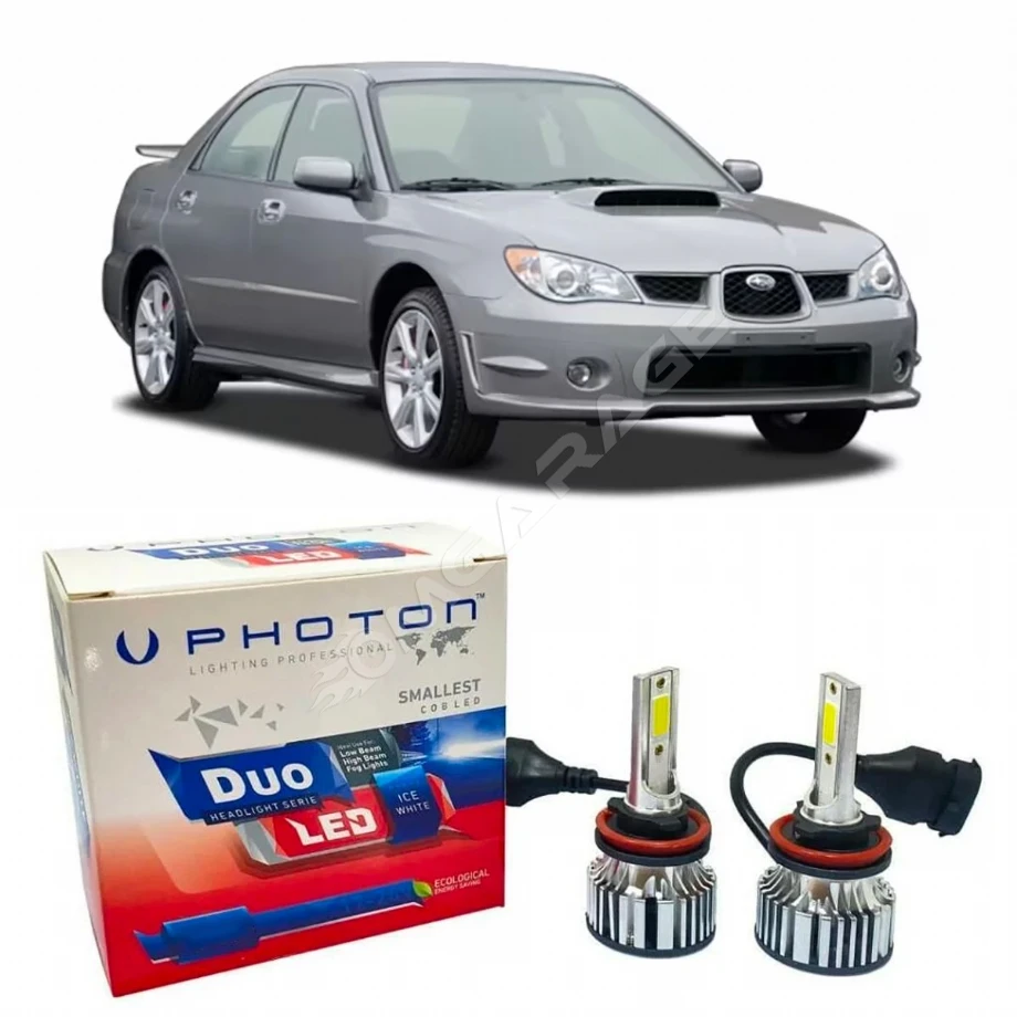 Subaru Impreza Led Xenon Uzun Far Ampulü HB3 Duo Yeni Seri Beyaz 2005+