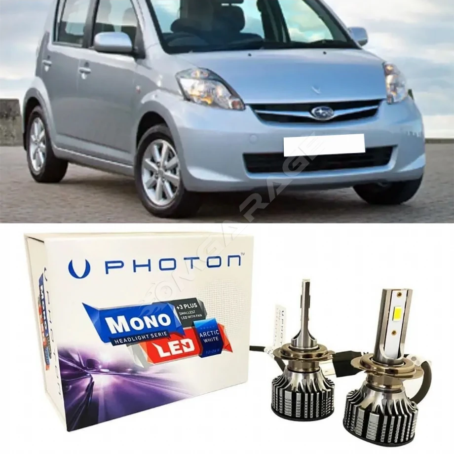 Subaru Justy Led Xenon Uzun+Kısa Far Ampulü H4 Mono Yeni Seri Beyaz