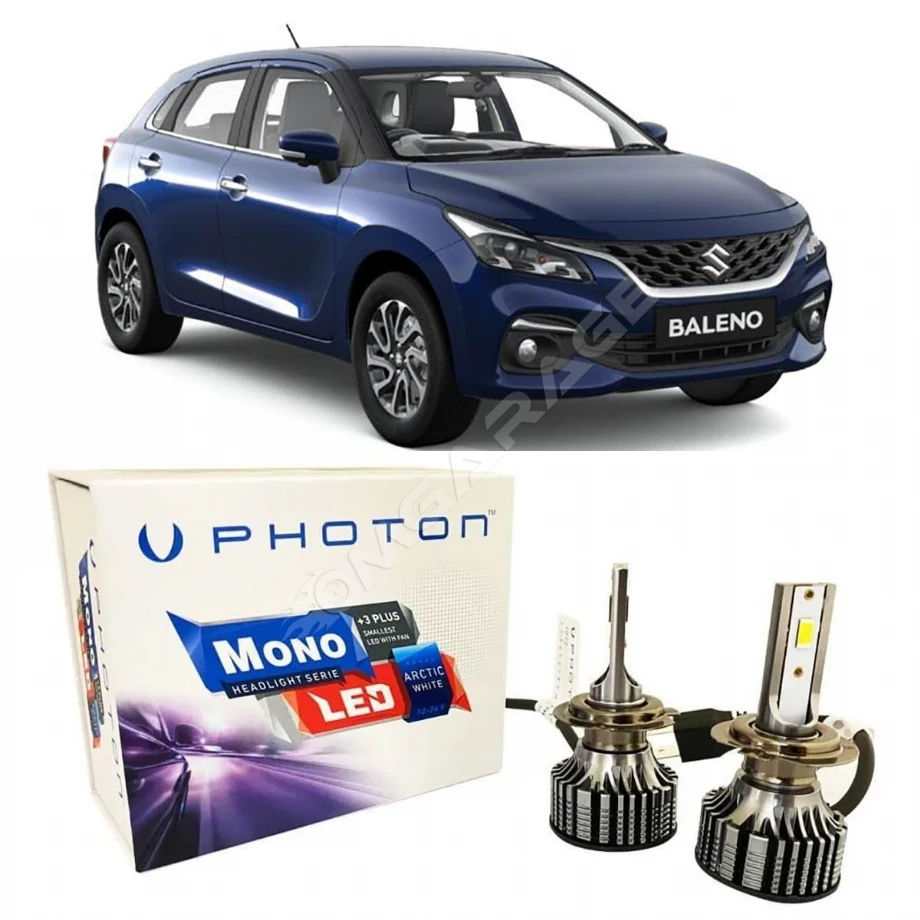 Suzuki Baleno Led Xenon Uzun+Kısa Far Ampulü H4 Mono Yeni Seri Beyaz