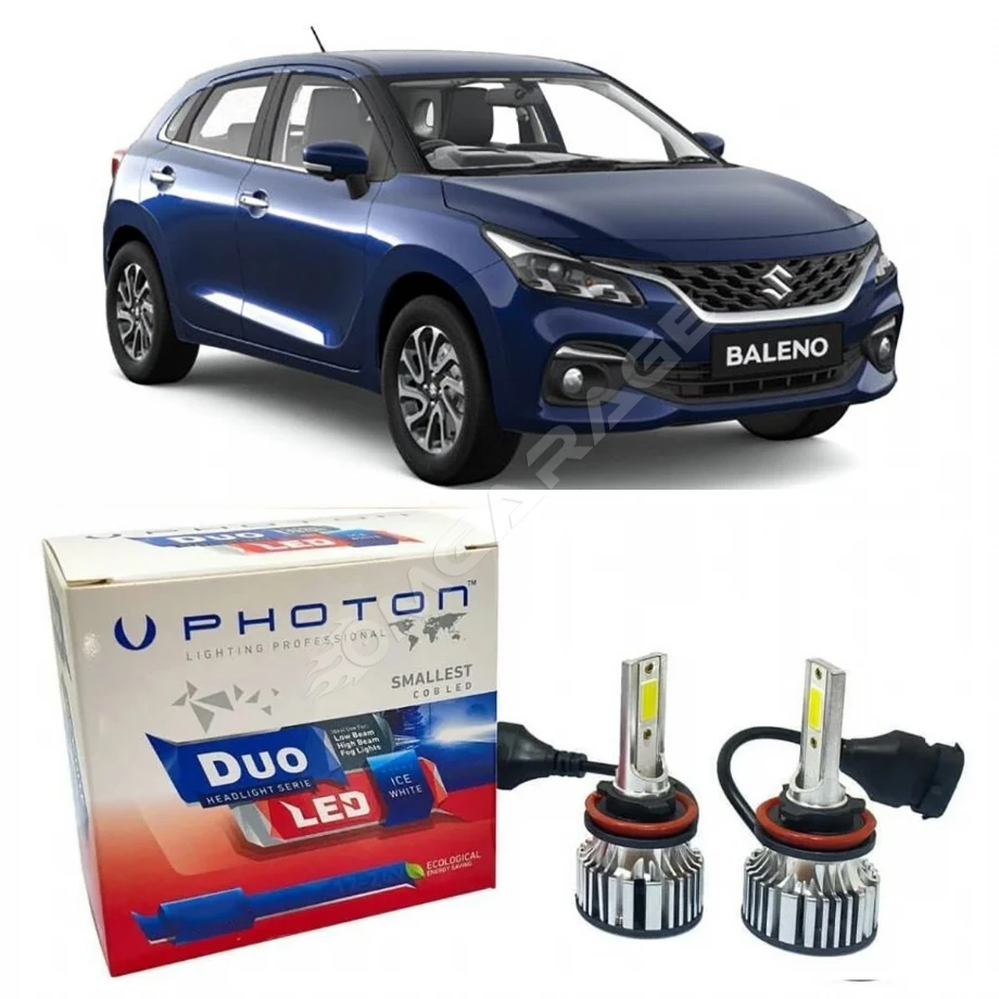 Suzuki Baleno  Led Xenon Uzun+Kısa Far Ampulü H4 Duo Yeni Seri Beyaz