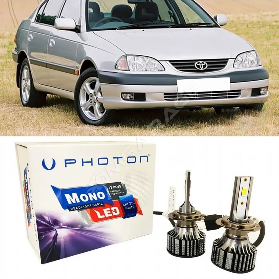 Toyota Avensis Led Xenon Kısa Far Ampulü H7 Mono Yeni Seri Beyaz 2000-2003