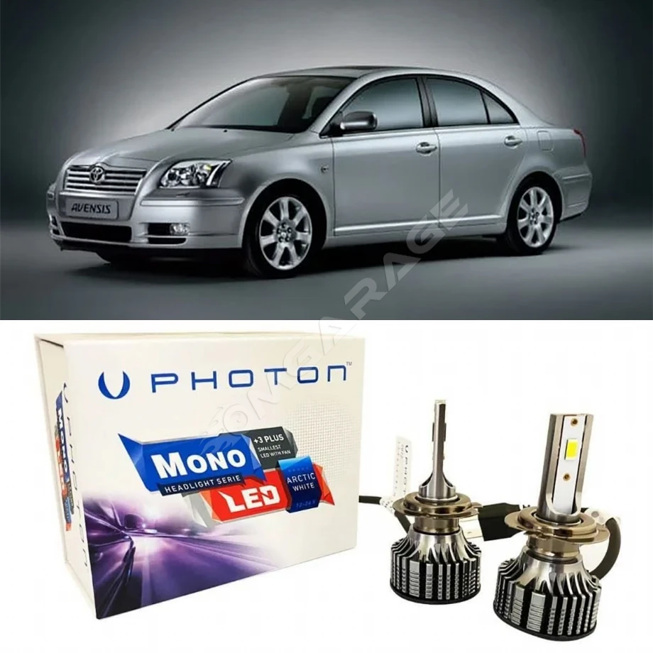 Toyota Avensis Led Xenon Uzun Far Ampulü H1 Mono Yeni Seri Beyaz 2003-2006