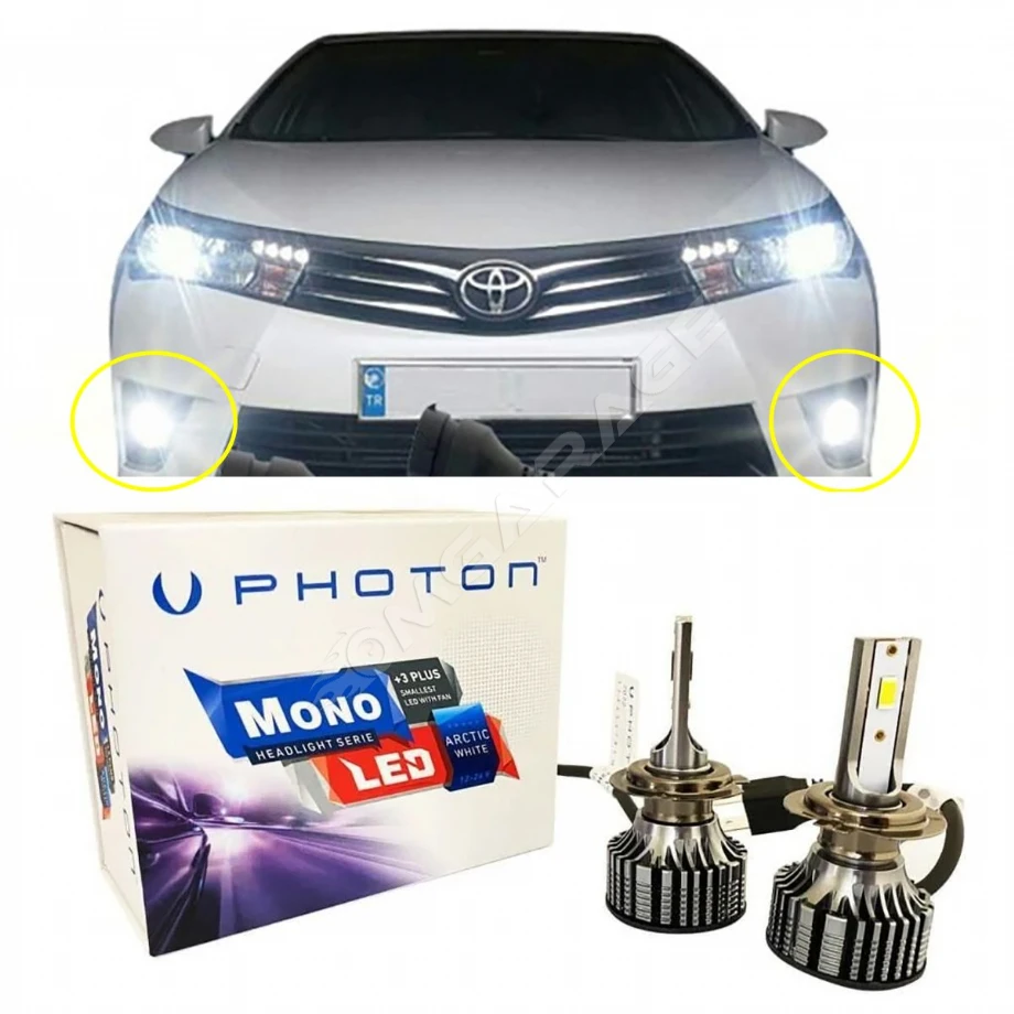 Toyota Corolla E170 Led Xenon Sis Farı Ampulü H11 Mono Yeni Seri Beyaz 2013-2018