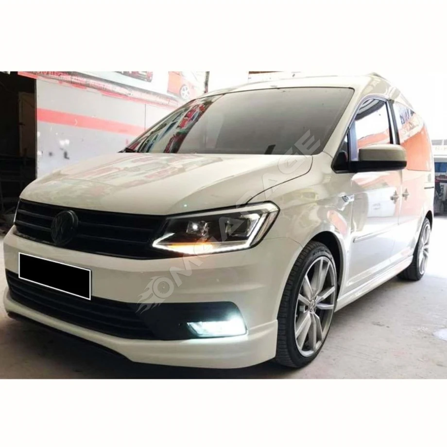 Vw Caddy Fl1 Marşpiyel Seti Mat Siyah Plastik 2010 2011 2012 2013 2014 2015