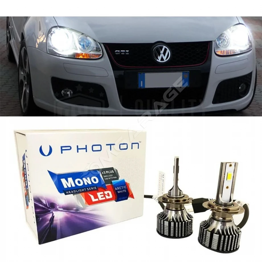 Vw Golf 5 Led Xenon Uzun Far Ampulü H7 Mono Yeni Seri Beyaz 2005-2010 Uyumlu