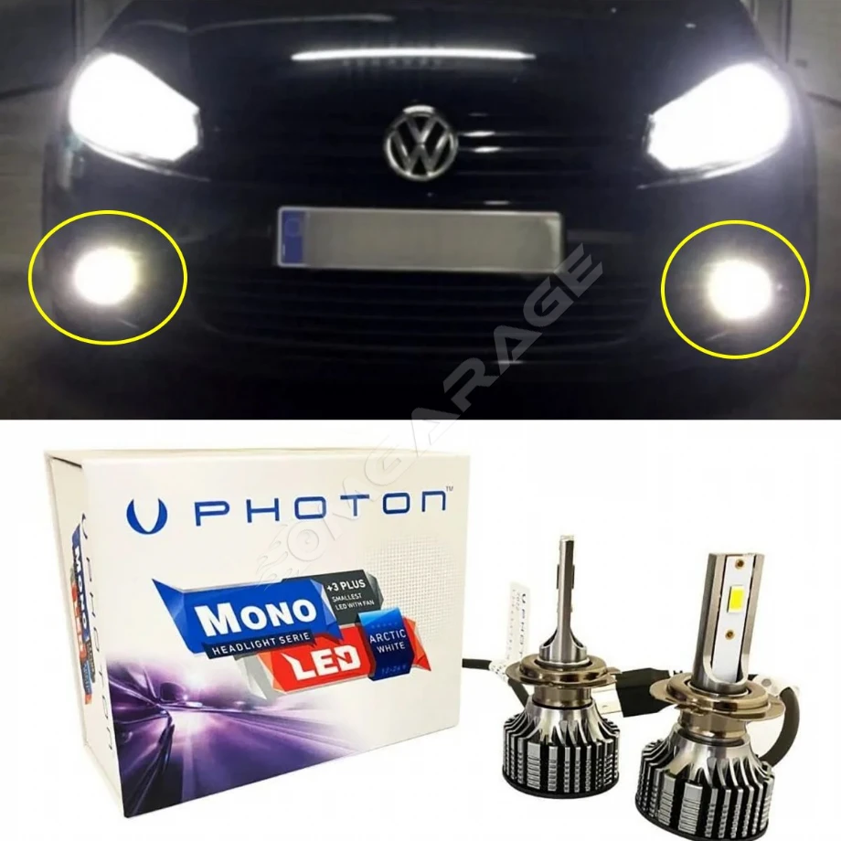 Vw Golf 6 Led Xenon Sis Farı Ampulü HB4 Mono Yeni Seri Beyaz 2009-2012
