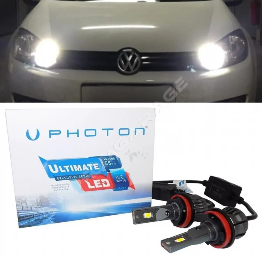 Vw Golf 6 Led Xenon Uzun Far Ampulü H15 Ultimate Yeni Seri Beyaz 2009-2012
