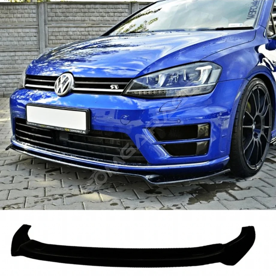 Vw Golf 7 R Tampon Max Design Ön Lip Piona Black 2012 2013 2014 2015 2016 2017