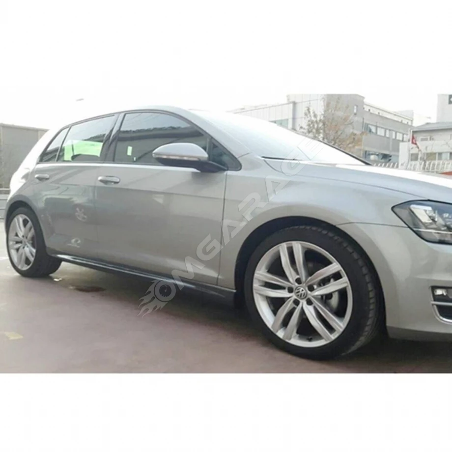 Vw Golf 7.5 Sport Marşpiyel Seti Mat Siyah Plastik 2018 2019