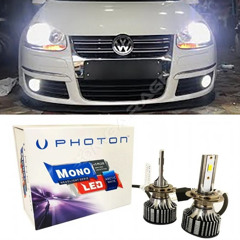 Vw Jetta Mk5 Led Xenon Sis Farı Ampulü HB4 Mono Yeni Seri Beyaz 2005-2010