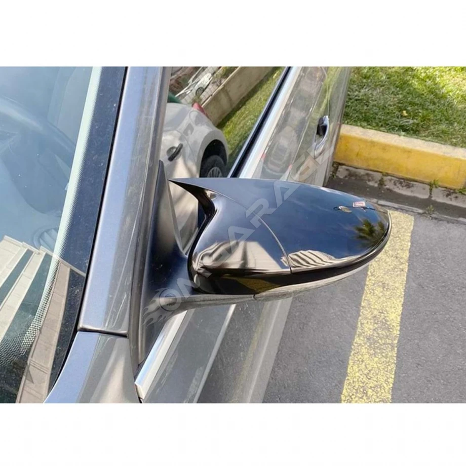 Vw Jetta Mk6 Batman Yarasa Ayna Kapağı Piano Black 2010 2011 2012 2013 2014 2015 2016 2017 2018