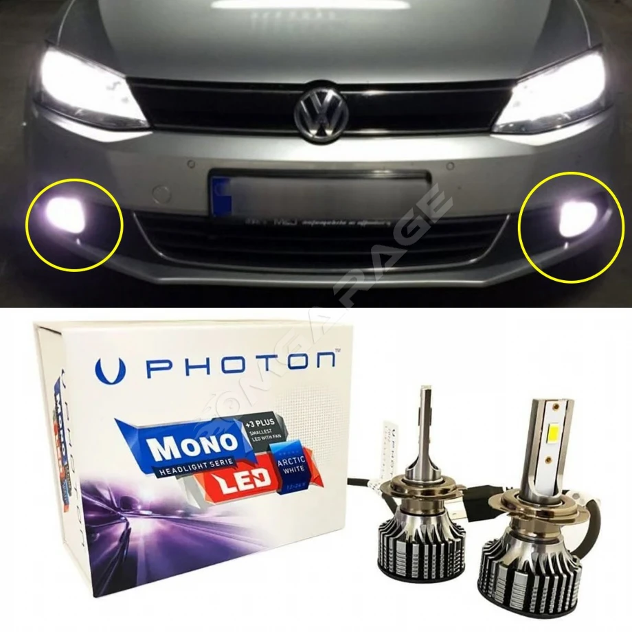 Vw Jetta Mk6 Led Xenon Sis Farı Ampulü HB4 Mono Yeni Seri Beyaz 2010-2018