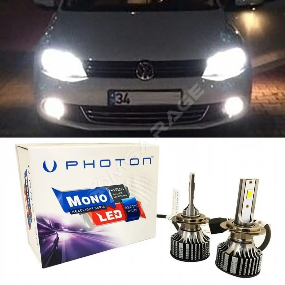 Vw Jetta Mk6 Led Xenon Uzun Far Ampulü H7 Mono Yeni Seri Beyaz 2010-2018
