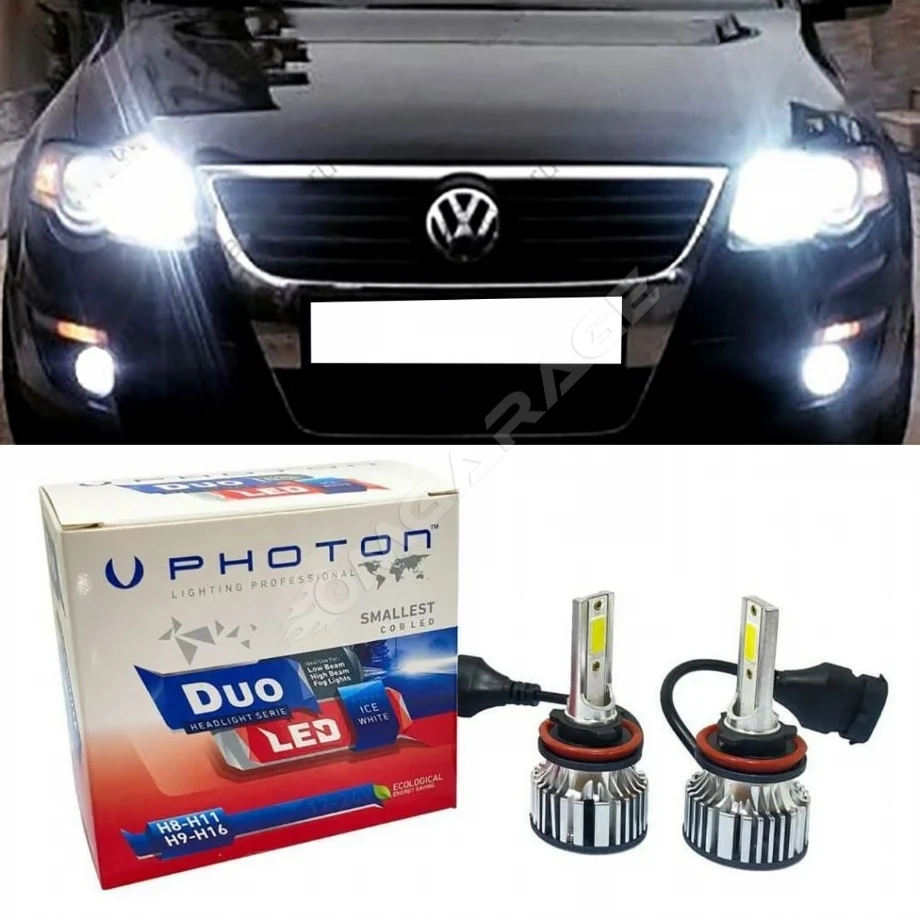 Vw Passat B6 Led Xenon Uzun Far Ampulü H7 Duo Yeni Seri Beyaz