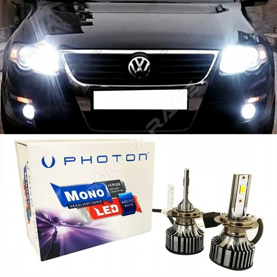 Vw Passat B6 Led Xenon Kısa Far Ampulü H7 Mono Yeni Seri Beyaz