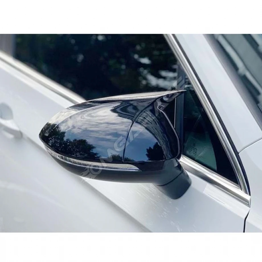 Vw Passat B8 Batman Yarasa Ayna Kapağı Piano Black 2015 2016 2017 2018 2019 2020 2021