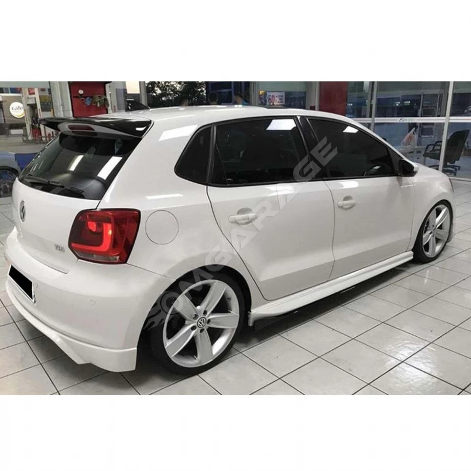 Vw Polo Mk6 Aero Marşpiyel Seti Mat Siyah Plastik 2018 2019 2020 2021