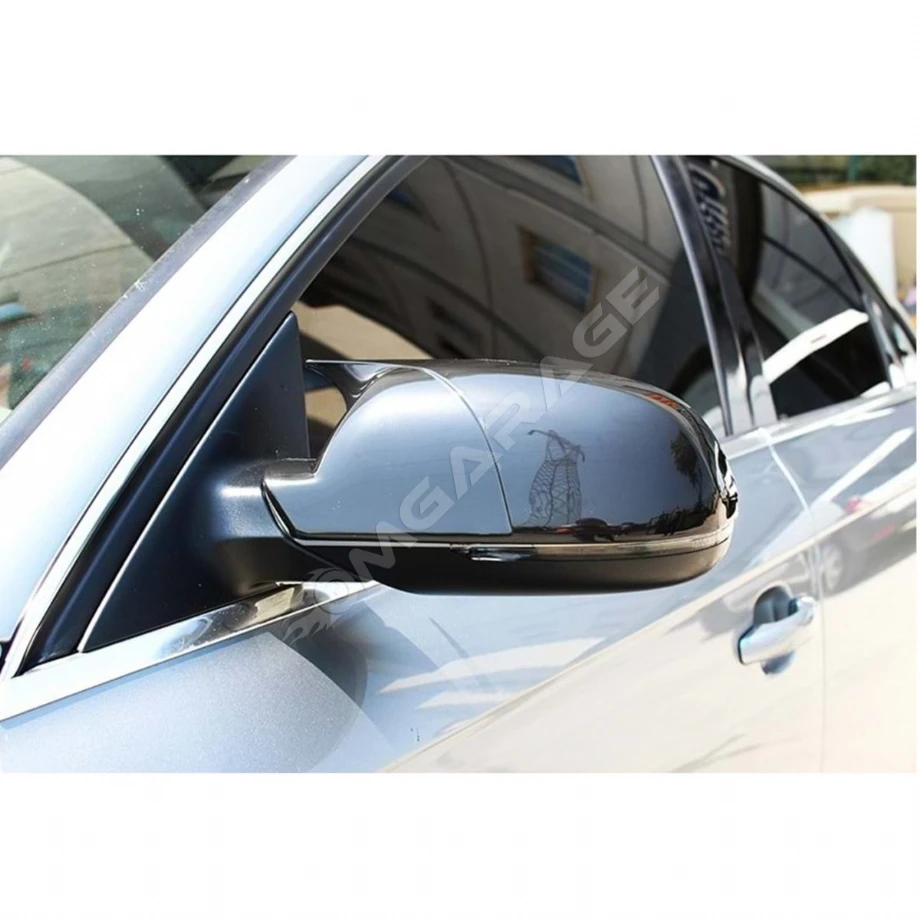 Audi A4 B8 Batman Yarasa Ayna Kapağı Piano Black 2009 2010 2011 2012 2013 2014