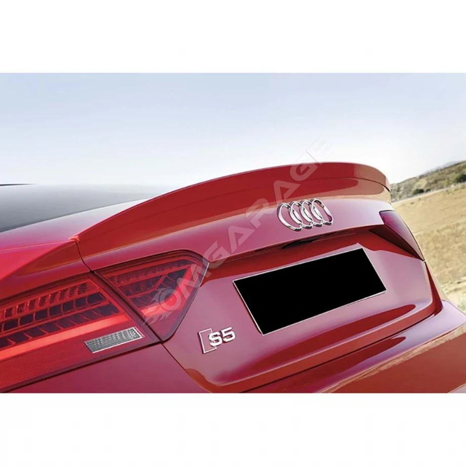 Audi A5 B8 2 Kapı S5 Style Spoiler Piona Black Spoyler 2008 2009 2010 2011 2012 2013 2014 Uyumlu