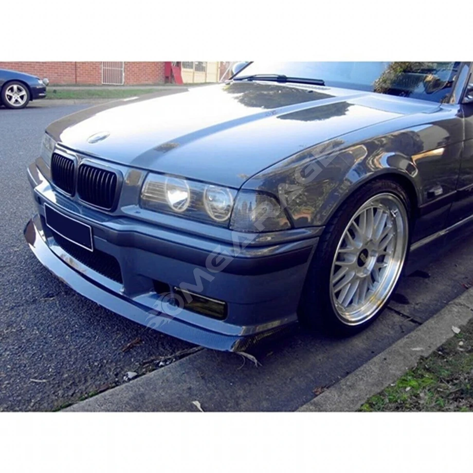 Bmw E36 M3 Ön Tampon Lip Piona Black 1991 - 1998 Abs Plastik Uyumlu