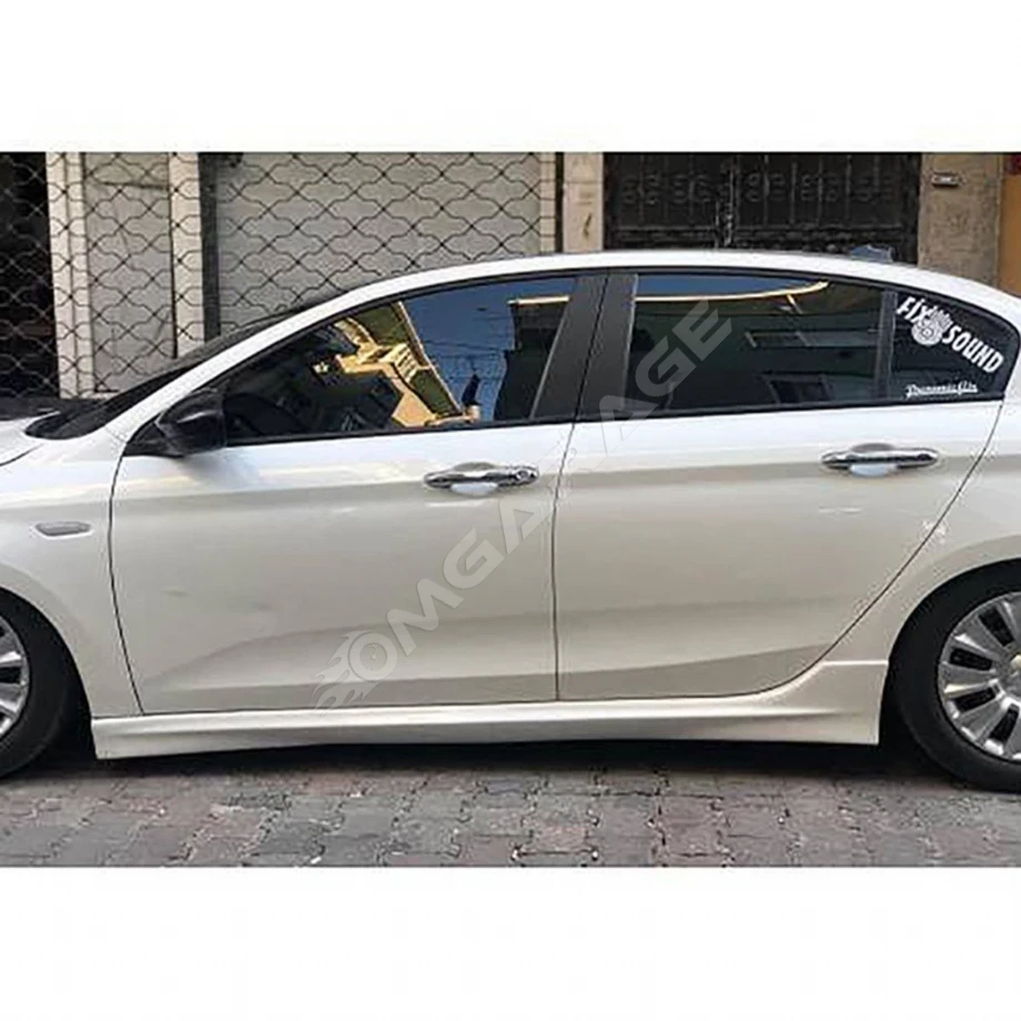 Fiat Egea Sport Marşpiyel Seti Mat Siyah Plastik 2015 2016 2017 2018 2019 2020 2021