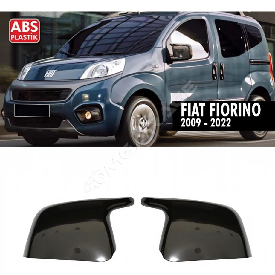 Fiat Fiorino Batman Yarasa Ayna Kapağı Piona Black 2009 - 2022 Arası Kasalara 2 Adet