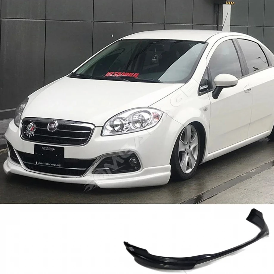 Fiat Linea Makyajlı Ön Ek 2013 2014 2015 2016 2017 Mat Siyah Plastik Ön Karlık