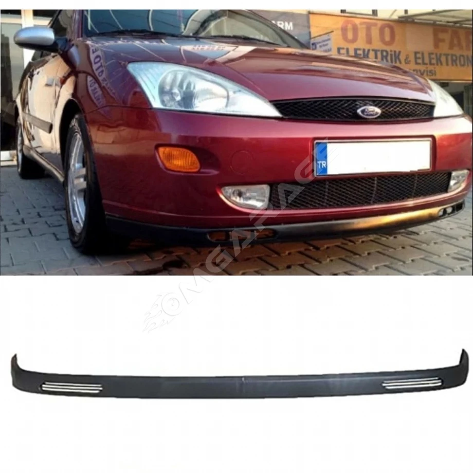 Focus Mk1 Lgn Tip V2 Ön Lip Mat Siyah Uyumlu